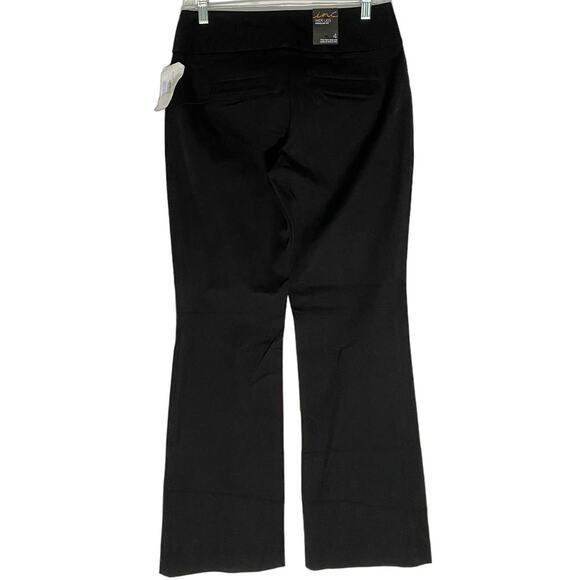 INC Wide Leg Regular Fit Solid Black Trousers‎ SZ 4X33" NWT - Picture 6 of 9